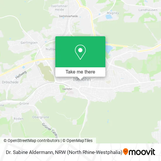 Карта Dr. Sabine Aldermann