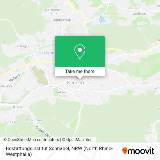 Bestattungsinstitut Schnabel map