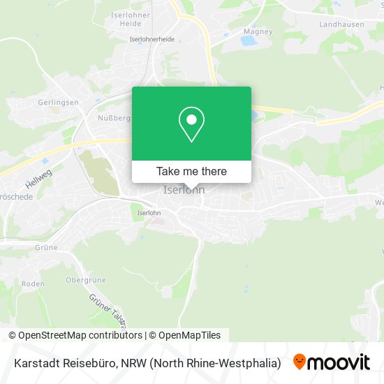 Karstadt Reisebüro map