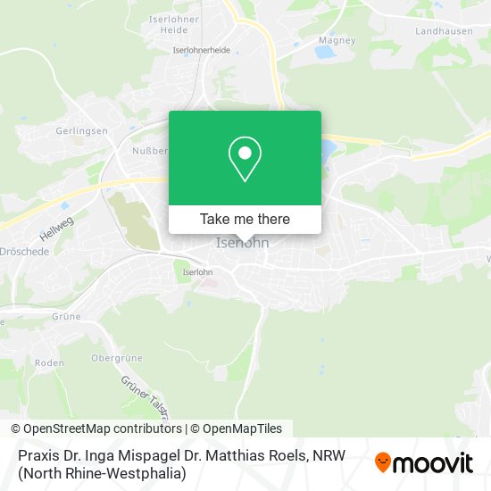 Praxis Dr. Inga Mispagel Dr. Matthias Roels map