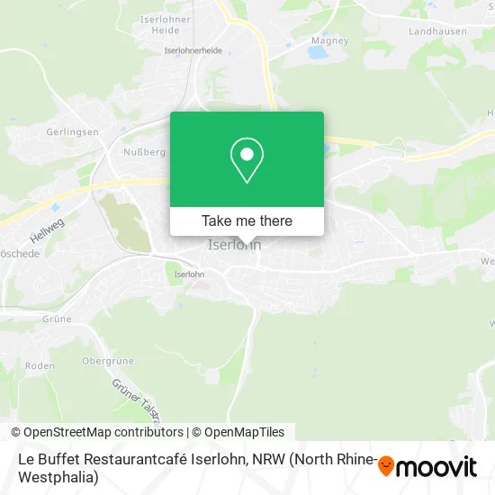 Карта Le Buffet Restaurantcafé Iserlohn