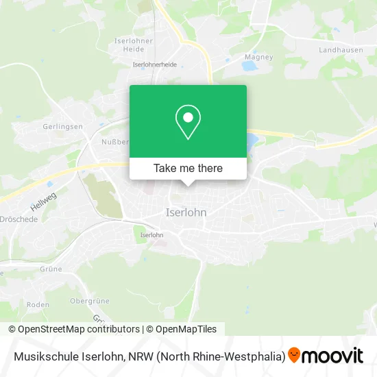 Карта Musikschule Iserlohn