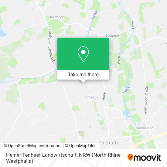 Heiner Tenhaef Landwirtschaft map