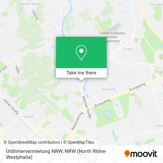 Oldtimervermietung NRW map