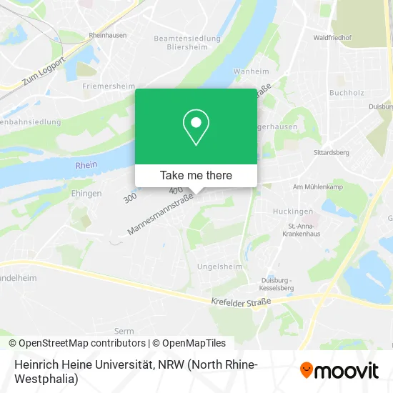 Карта Heinrich Heine Universität