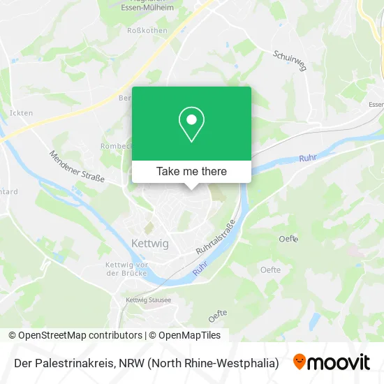 Карта Der Palestrinakreis