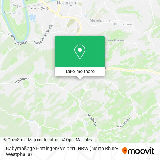 Карта Babymaßage Hattingen/Velbert