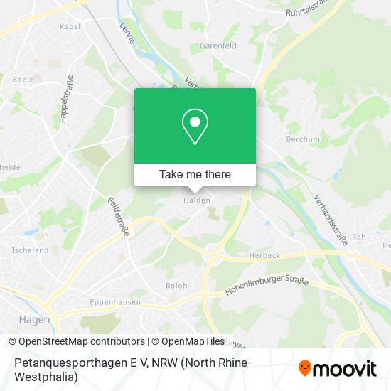 Petanquesporthagen E V map