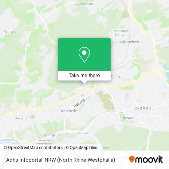 Карта Adhs Infoportal