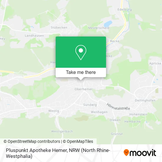 Карта Pluspunkt Apotheke Hemer