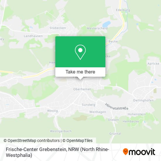 Frische-Center Grebenstein map