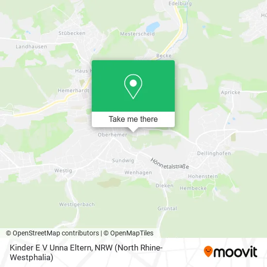 Карта Kinder E V Unna Eltern