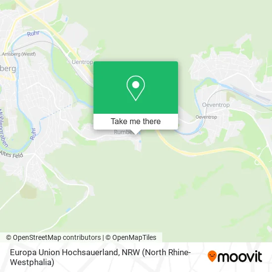 Карта Europa Union Hochsauerland