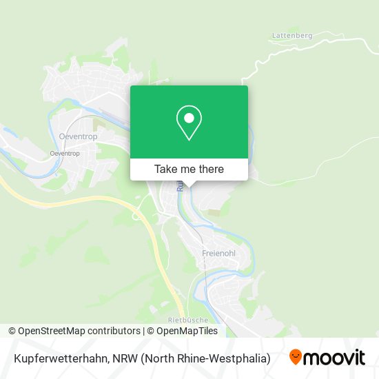 Kupferwetterhahn map