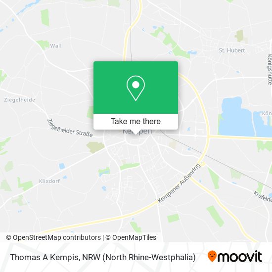 Thomas A Kempis map