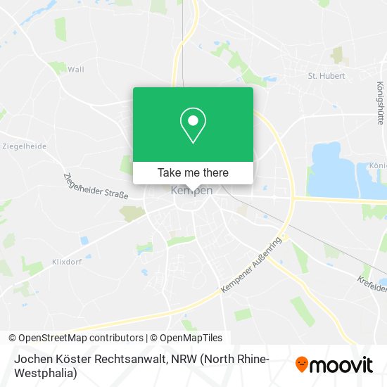 Jochen Köster Rechtsanwalt map