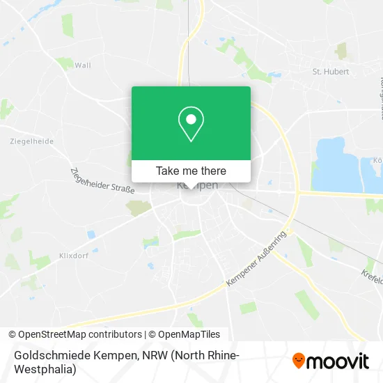 Goldschmiede Kempen map