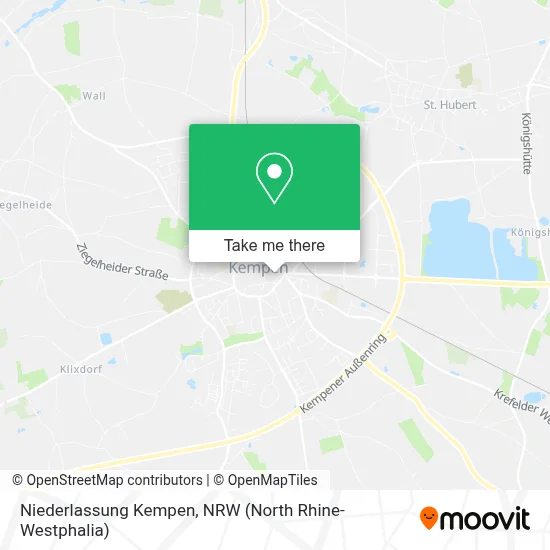 Niederlassung Kempen map