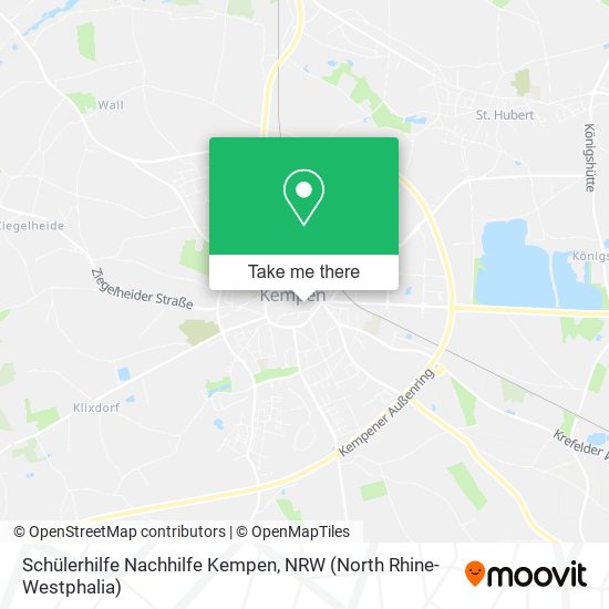 Schülerhilfe Nachhilfe Kempen map