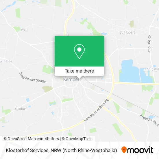 Klosterhof Services map