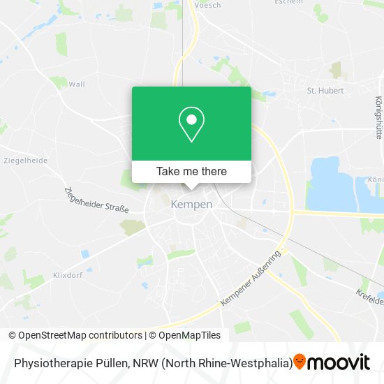 Physiotherapie Püllen map