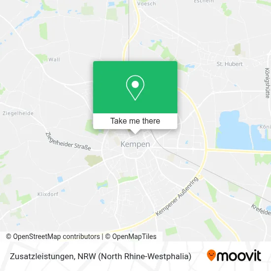 Zusatzleistungen map