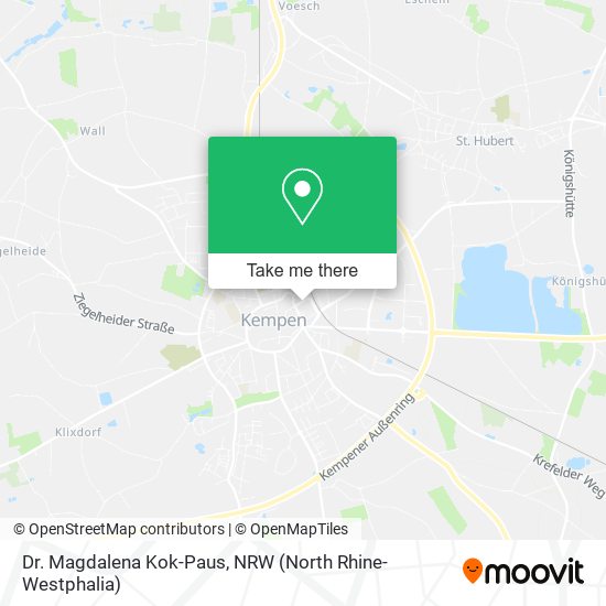 Dr. Magdalena Kok-Paus map