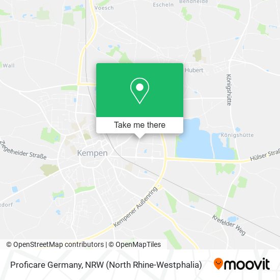 Proficare Germany map