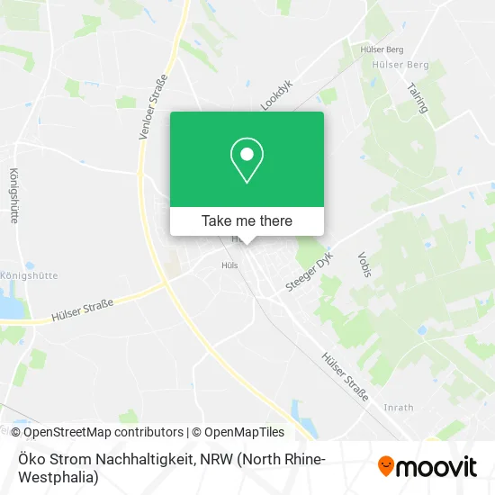 Карта Öko Strom Nachhaltigkeit