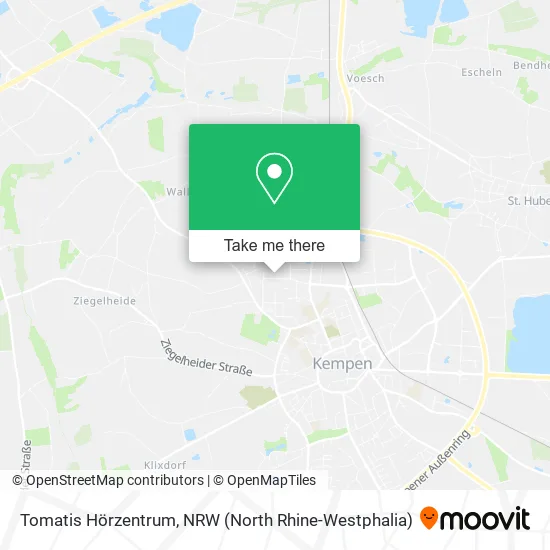 Карта Tomatis Hörzentrum