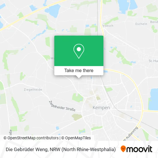 Карта Die Gebrüder Weng