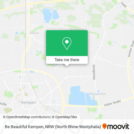 Be Beautiful Kempen map