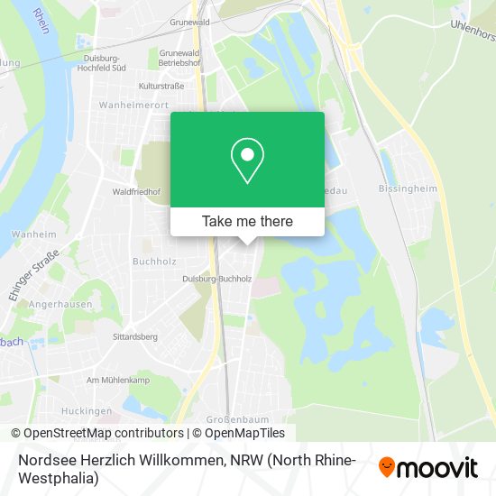 Nordsee Herzlich Willkommen map