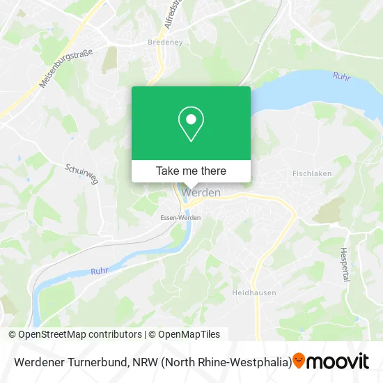 Werdener Turnerbund map