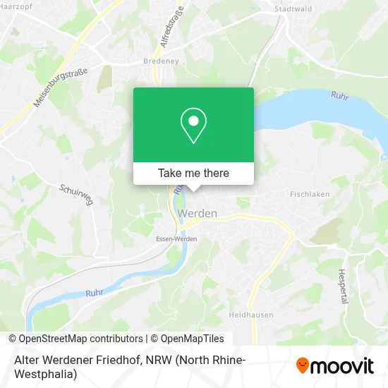 Alter Werdener Friedhof map