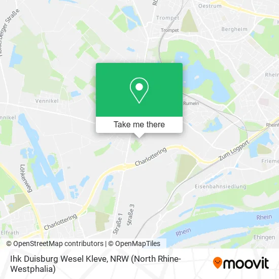 Карта Ihk Duisburg Wesel Kleve