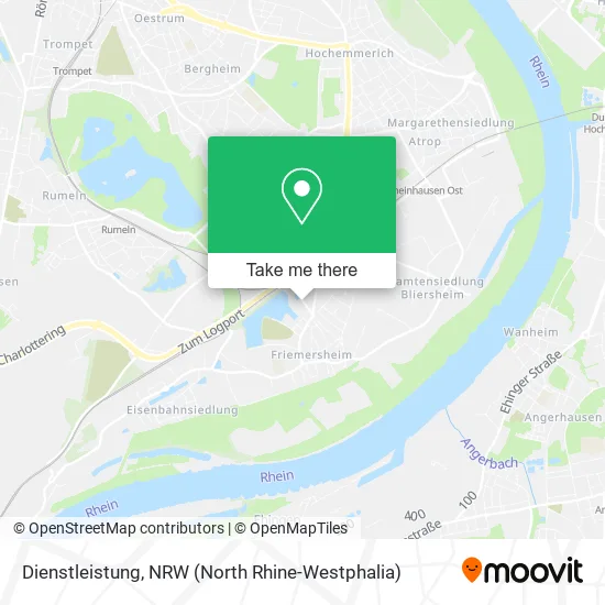 Карта Dienstleistung