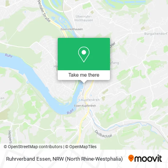 Ruhrverband Essen map