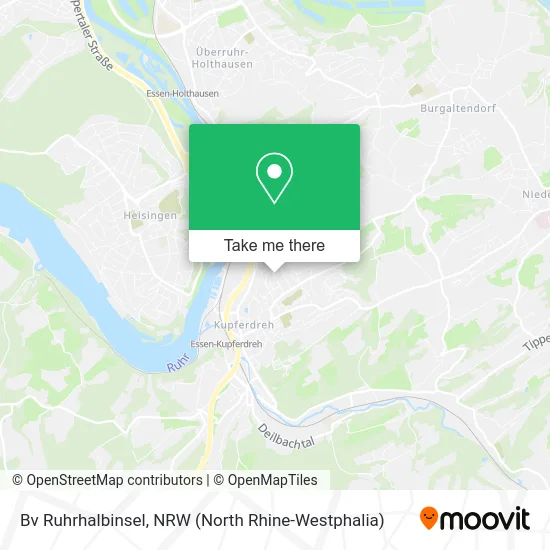 Bv Ruhrhalbinsel map