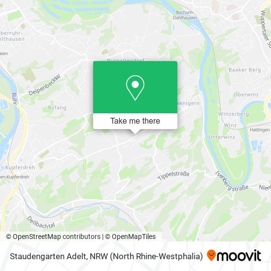 Staudengarten Adelt map