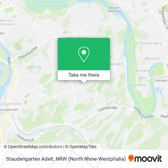 Карта Staudengarten Adelt