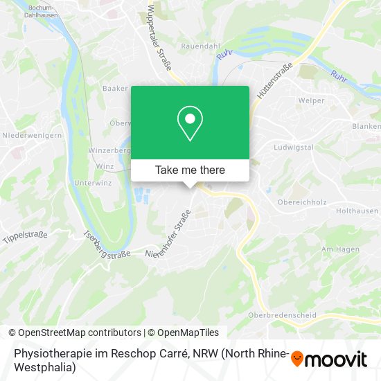 Physiotherapie im Reschop Carré map