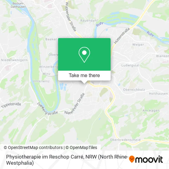 Карта Physiotherapie im Reschop Carré