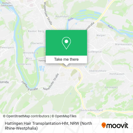 Карта Hattingen Hair Transplantation-Hht