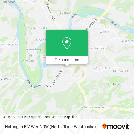 Карта Hattingen E V Wer