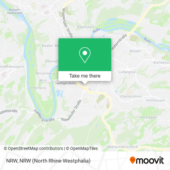 NRW map