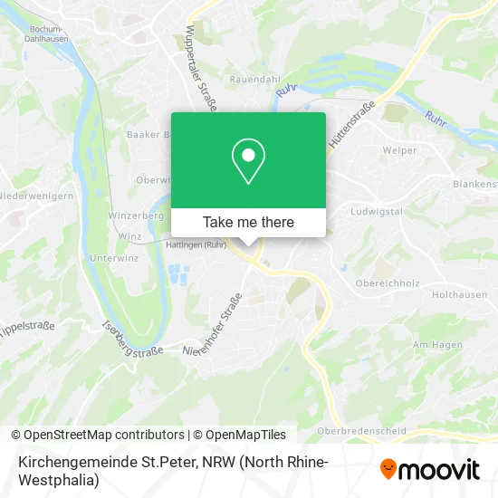 Карта Kirchengemeinde St.Peter