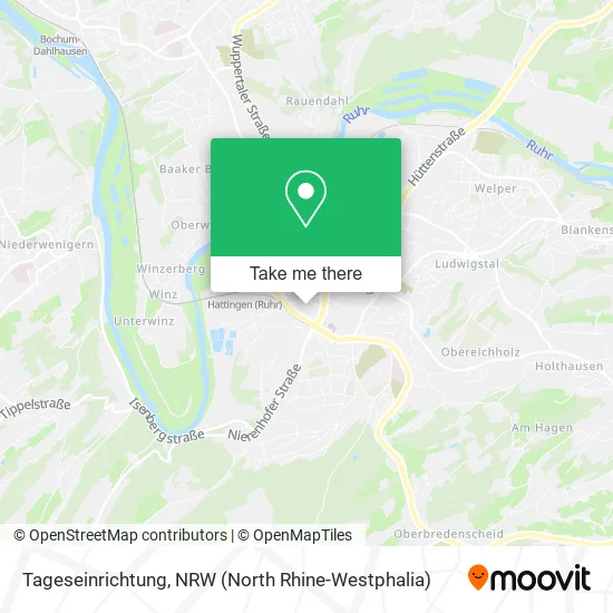 Карта Tageseinrichtung