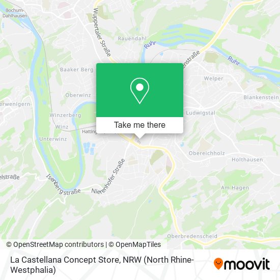 La Castellana Concept Store map