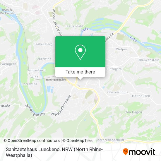 Sanitaetshaus Lueckeno map